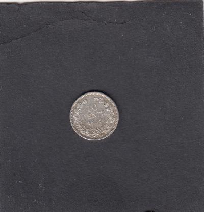 Beschrijving: 10 Cent WILLEM III